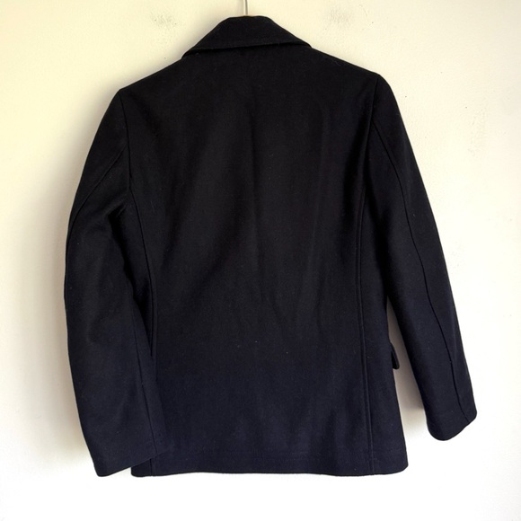 Ralph Lauren • Signature Wool Blend Twill Coat in Navy Blue - Picture 5 of 8